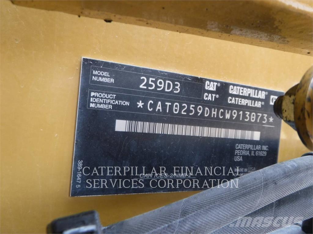 CAT 259D3 Larvebåndslæssere
