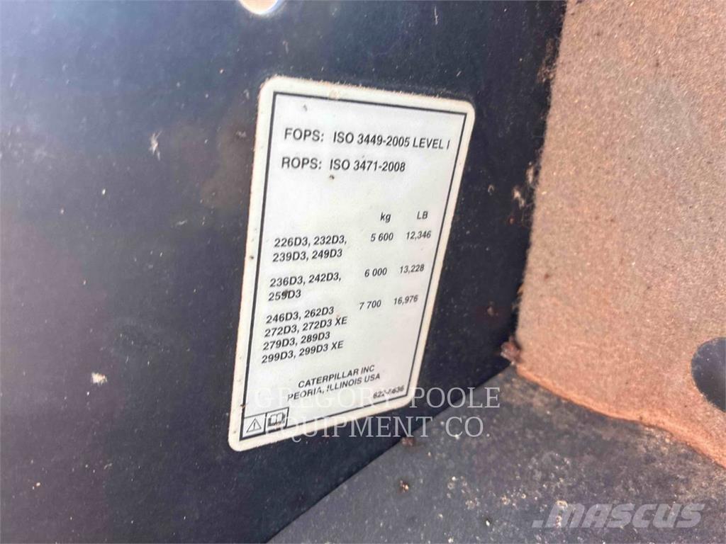 CAT 259D3 Larvebåndslæssere