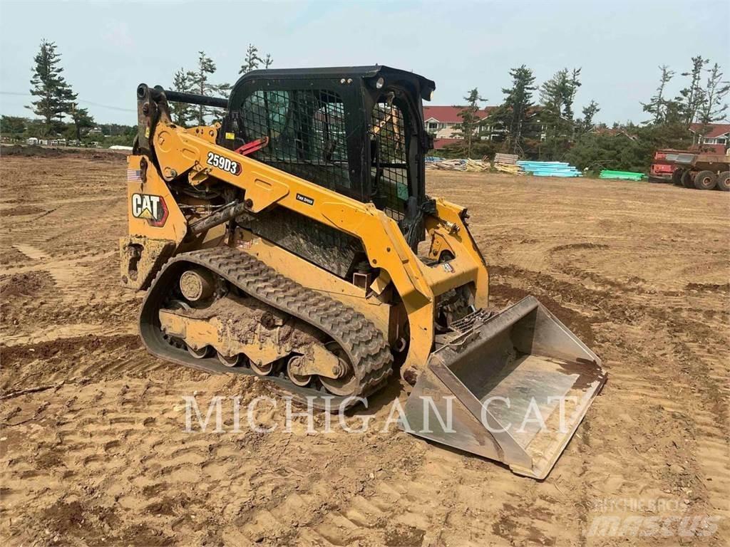 CAT 259D3 AQ Minilæsser - skridstyret