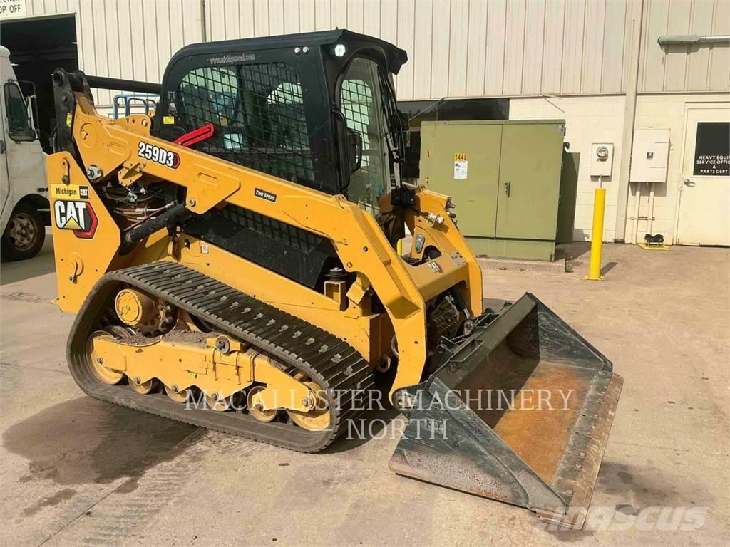 CAT 259D3 AQB Minilæsser - skridstyret