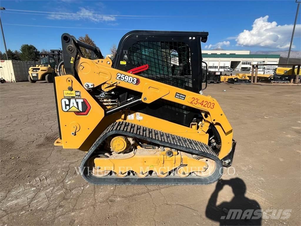 CAT 259D3 C3HF Larvebåndslæssere