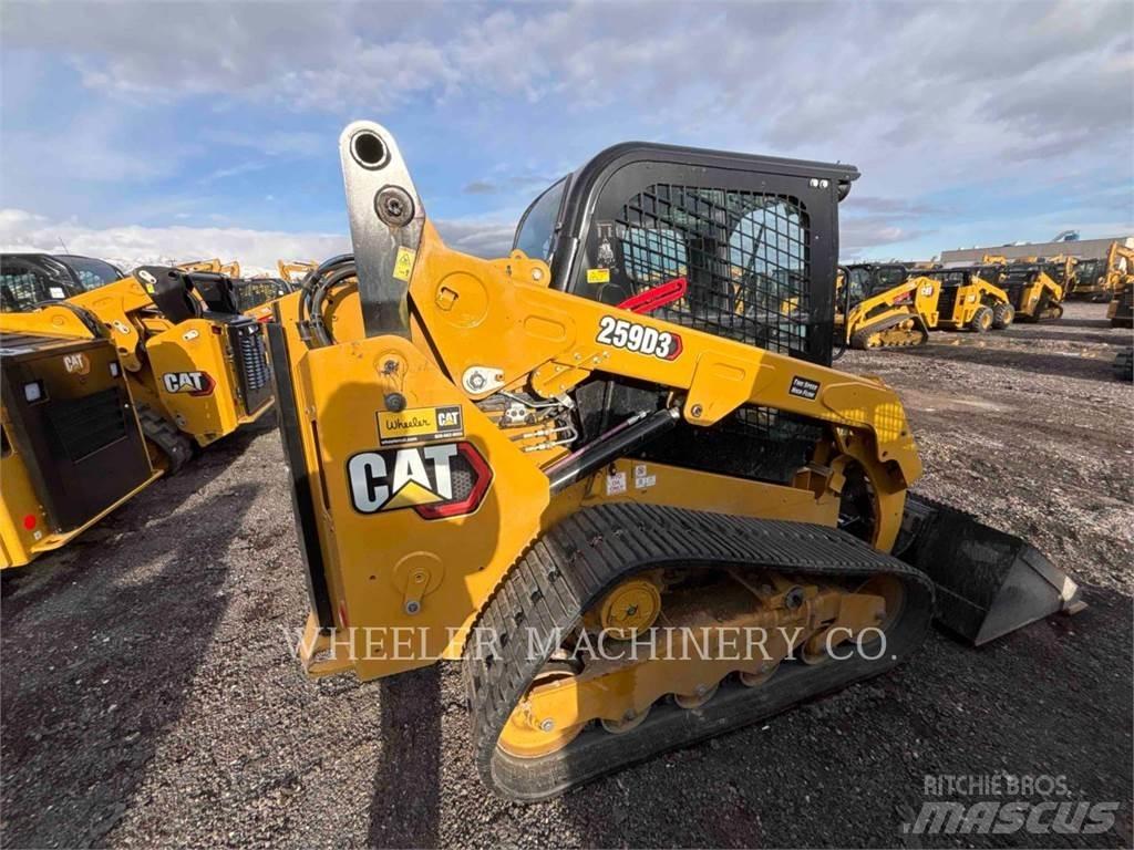 CAT 259D3 C3HF Larvebåndslæssere