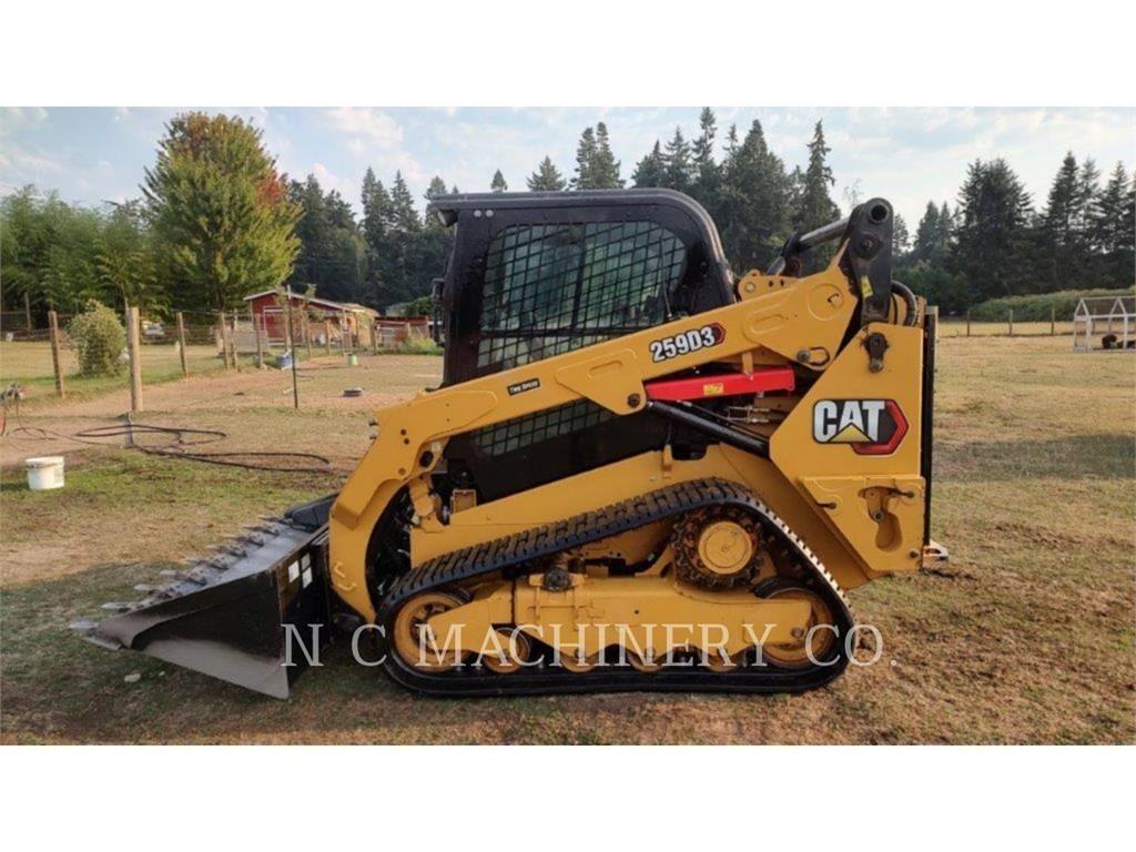 CAT 259D3 H2CB Minilæsser - skridstyret
