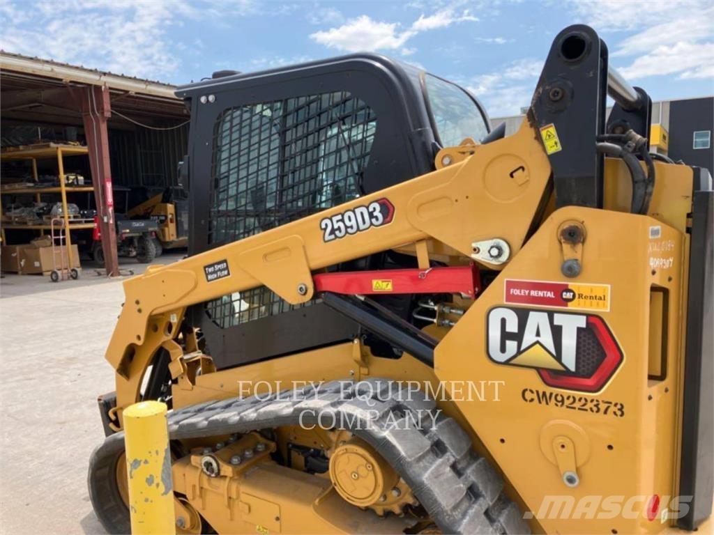 CAT 259D3HF2C Minilæsser - skridstyret