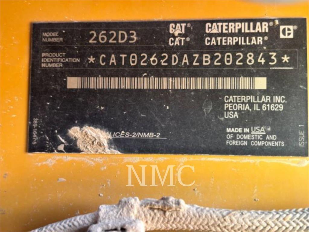 CAT 262D3 Minilæsser - skridstyret