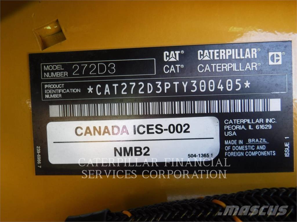 CAT 272D3HF Minilæsser - skridstyret
