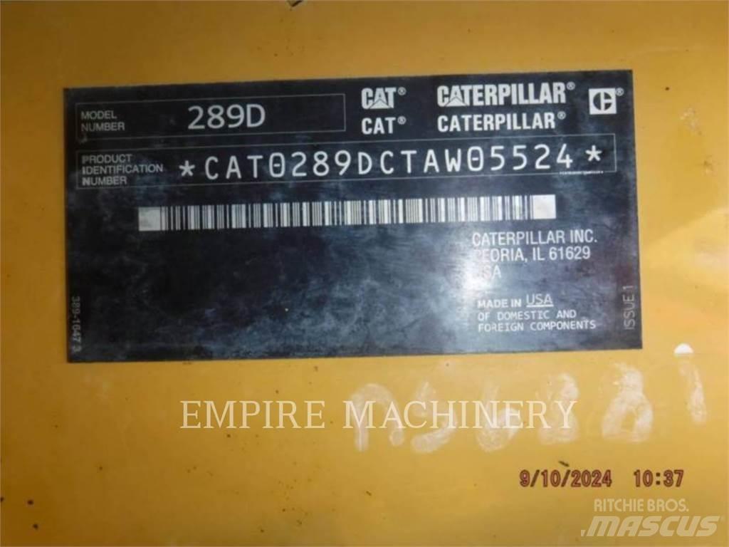 CAT 289D Minilæsser - skridstyret