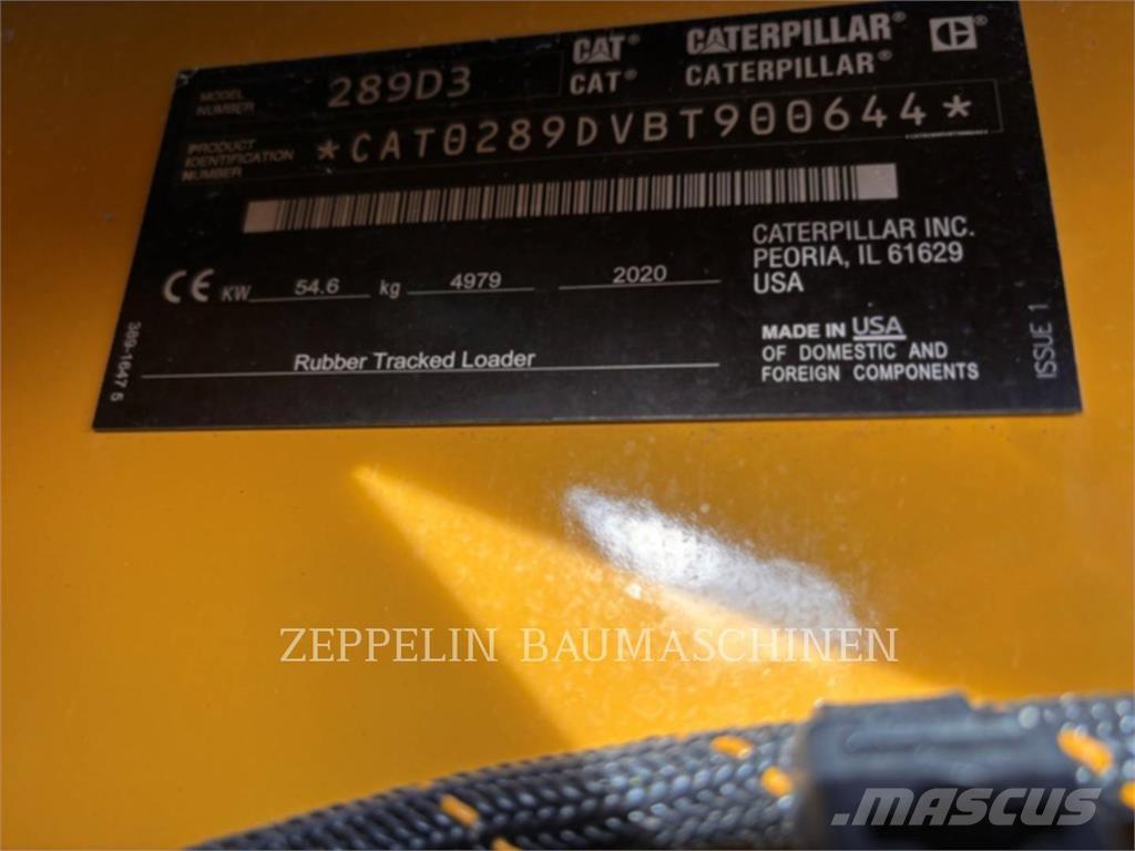 CAT 289D Minilæsser - skridstyret