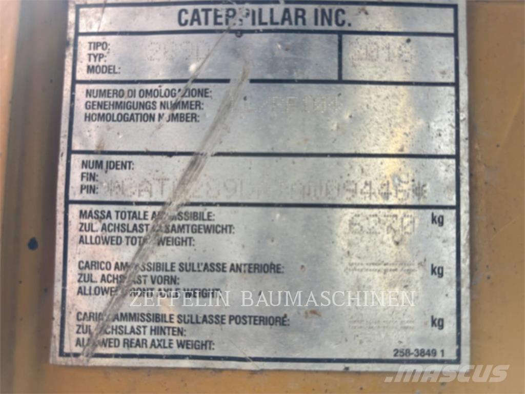 CAT 289D Minilæsser - skridstyret