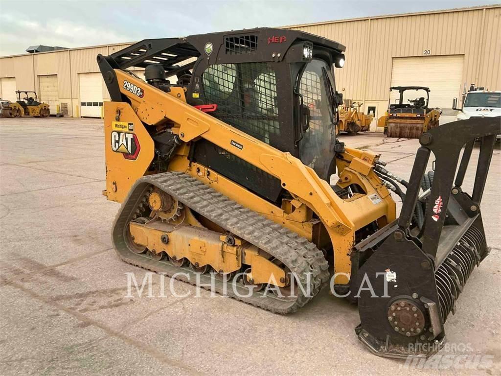 CAT 299D3XE D1AQBR Minilæsser - skridstyret