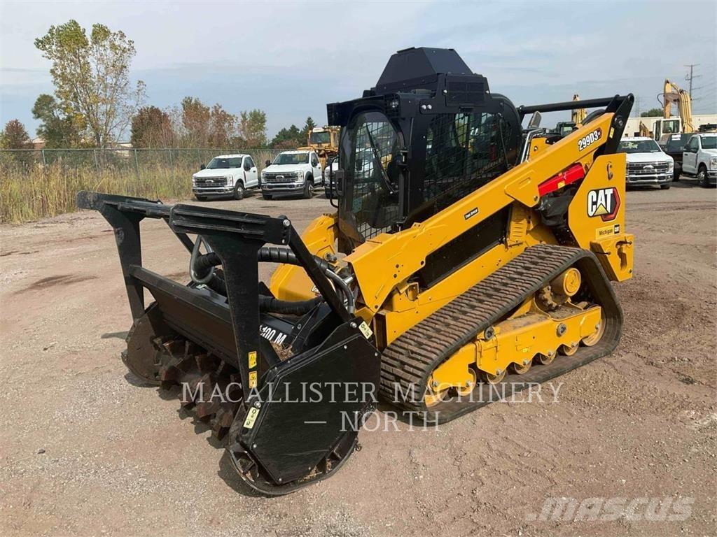 CAT 299D3XE D2AQBRW Minilæsser - skridstyret