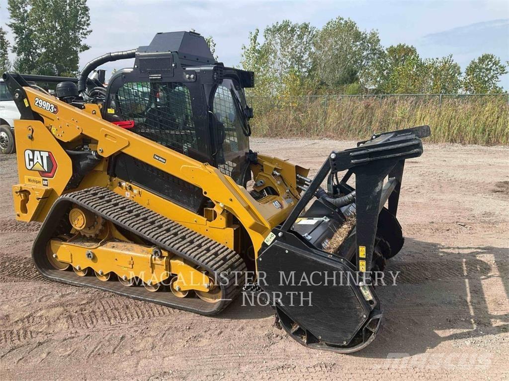 CAT 299D3XE D2AQBRW Minilæsser - skridstyret