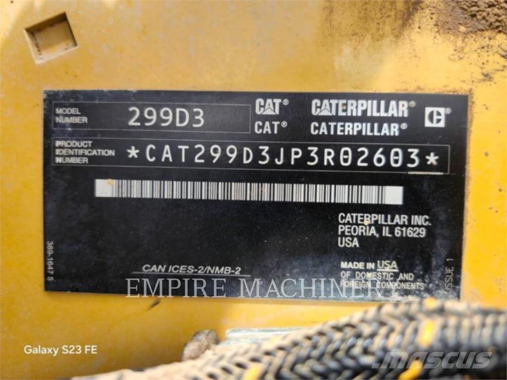CAT 299D3XPSCA Minilæsser - skridstyret