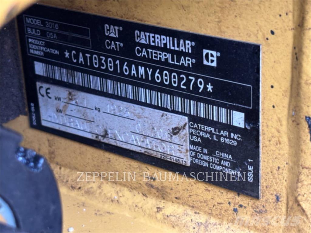CAT 301.6-05A Gravemaskiner på larvebånd