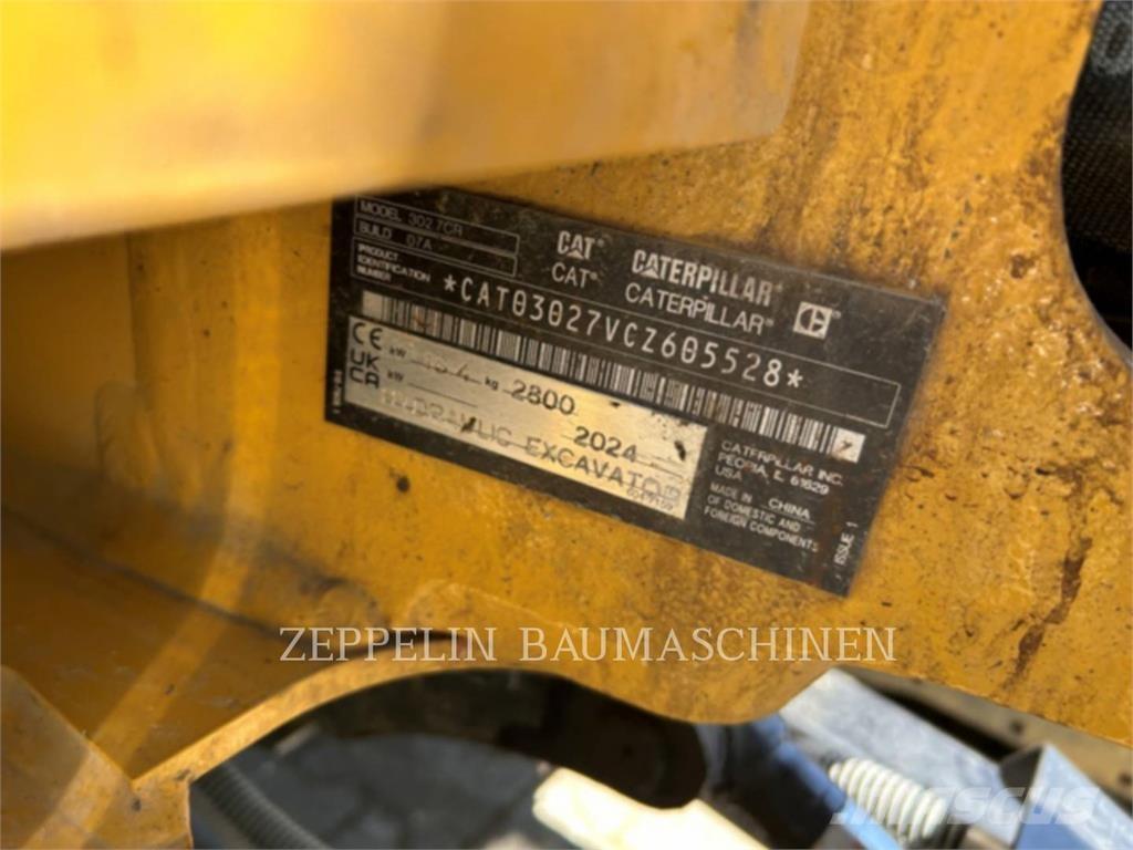 CAT 302.7CR-07 Gravemaskiner på larvebånd