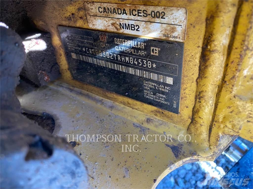 CAT 302CR Gravemaskiner på larvebånd