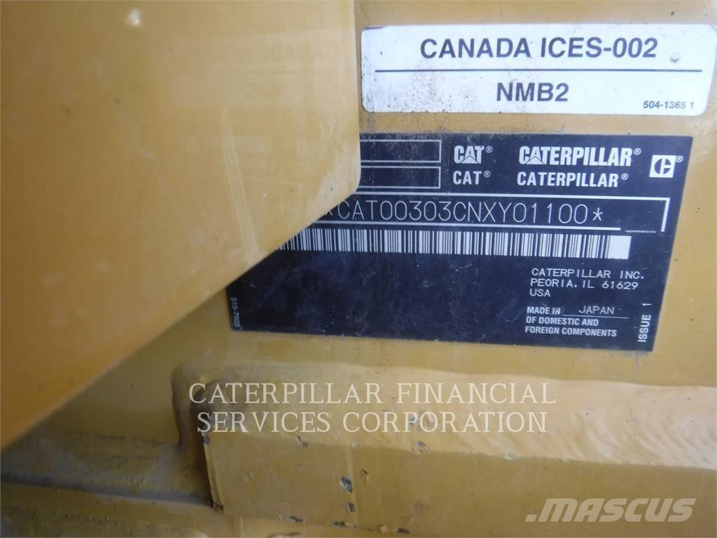 CAT 303-07CR Gravemaskiner på larvebånd