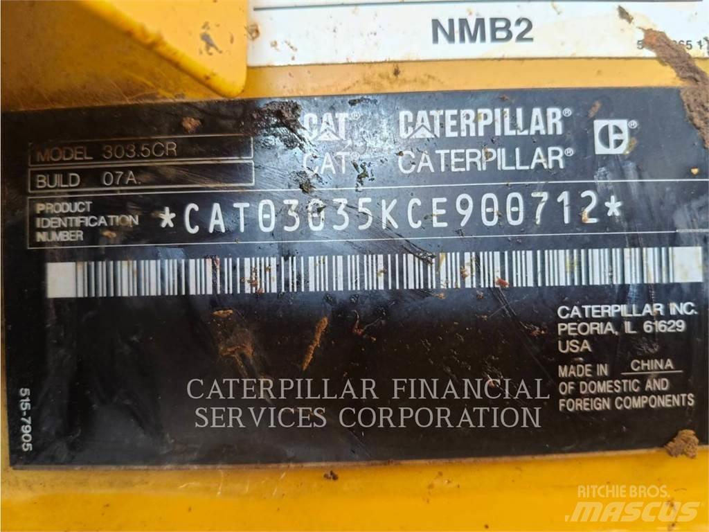 CAT 303.5-07CR Gravemaskiner på larvebånd
