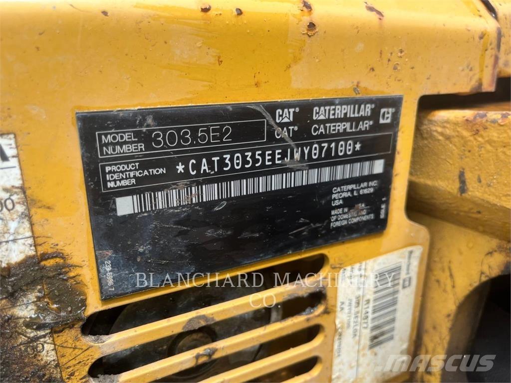 CAT 303.5E2CR Gravemaskiner på larvebånd