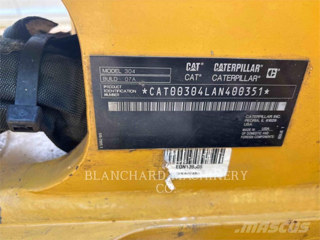 CAT 304 Gravemaskiner på larvebånd