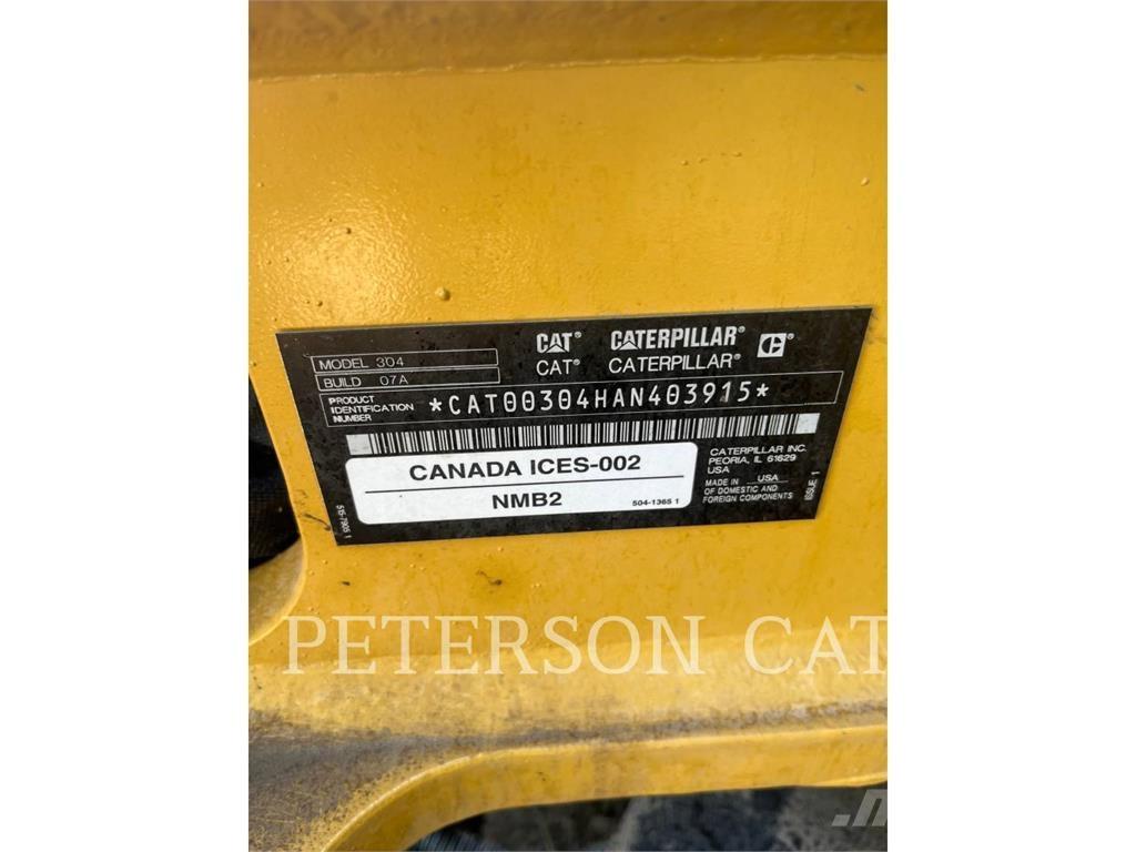 CAT 304 Gravemaskiner på larvebånd