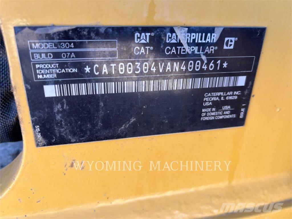 CAT 304 Gravemaskiner på larvebånd