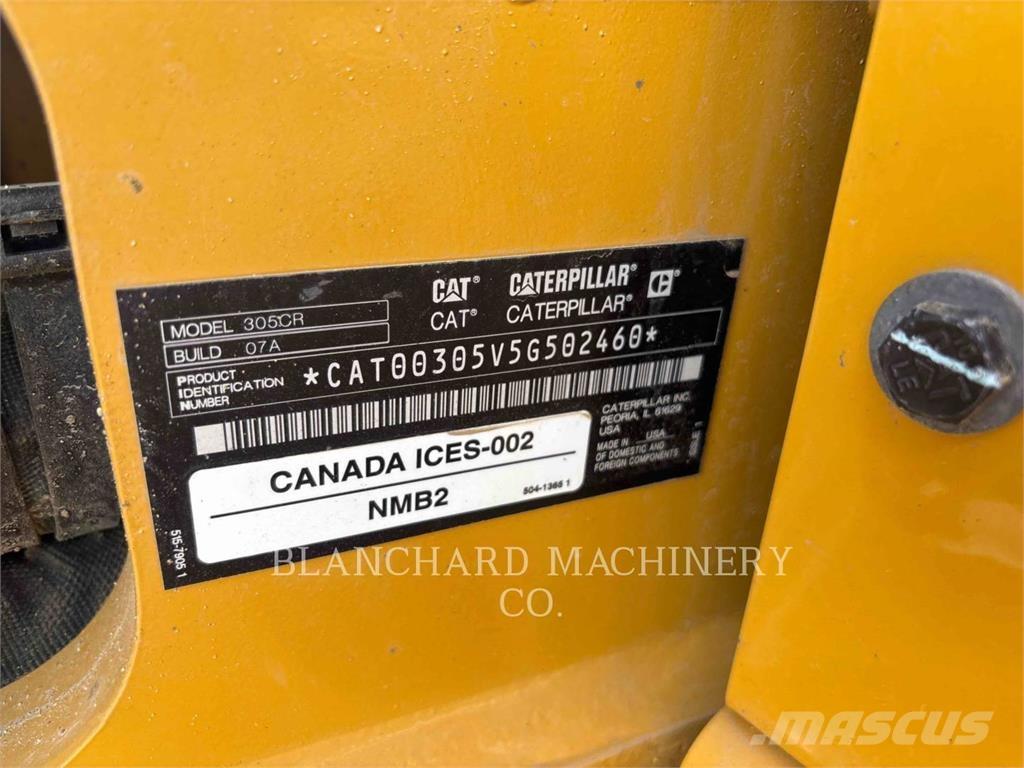 CAT 305 Gravemaskiner på larvebånd