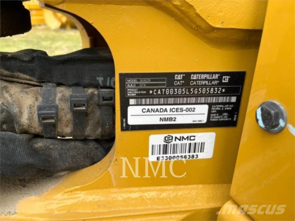 CAT 305-07CR Gravemaskiner på larvebånd