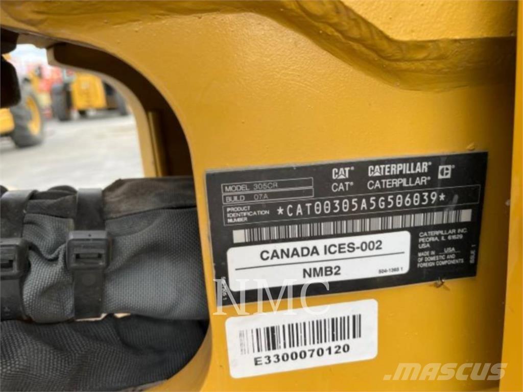 CAT 305-07CR Gravemaskiner på larvebånd