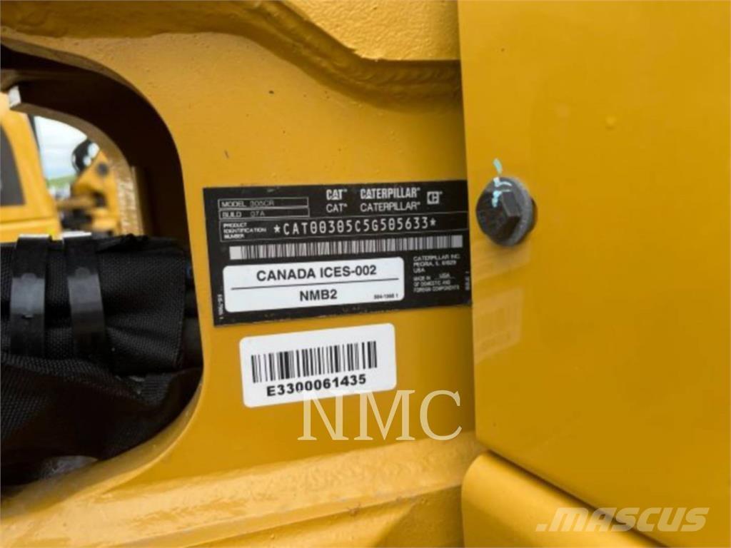 CAT 305-07CR Gravemaskiner på larvebånd