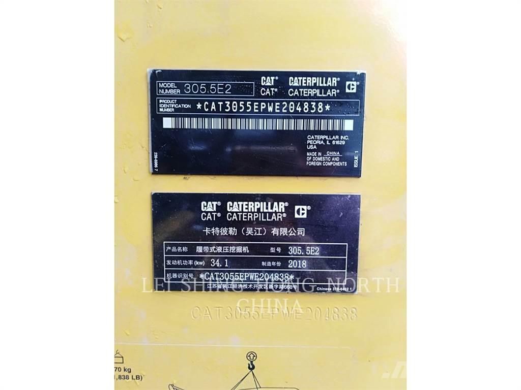 CAT 305.5E2 Gravemaskiner på larvebånd