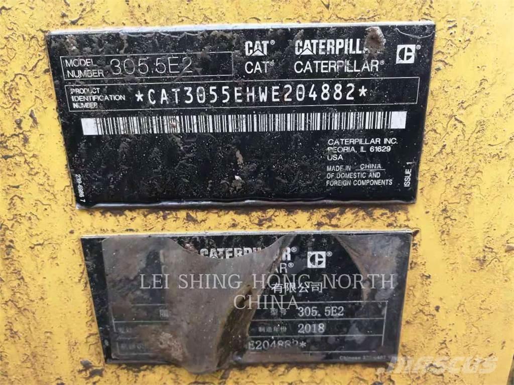 CAT 305.5E2 Gravemaskiner på larvebånd