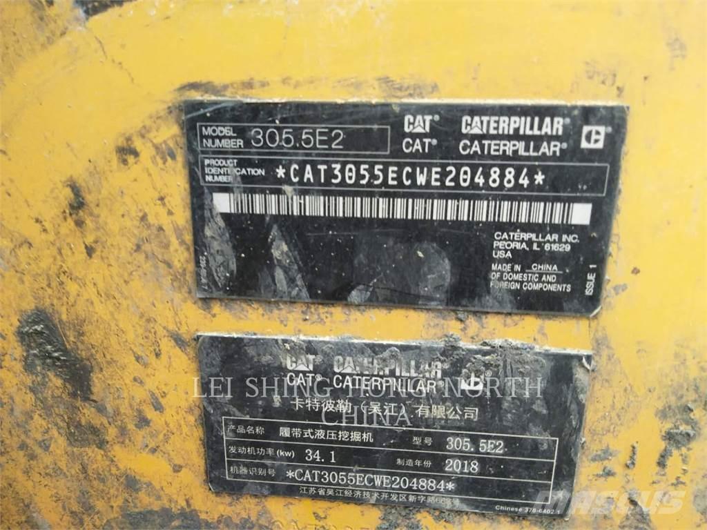 CAT 305.5E2 Gravemaskiner på larvebånd