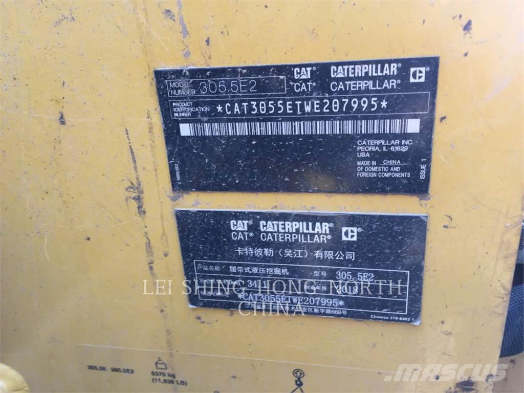 CAT 305.5E2 Gravemaskiner på larvebånd