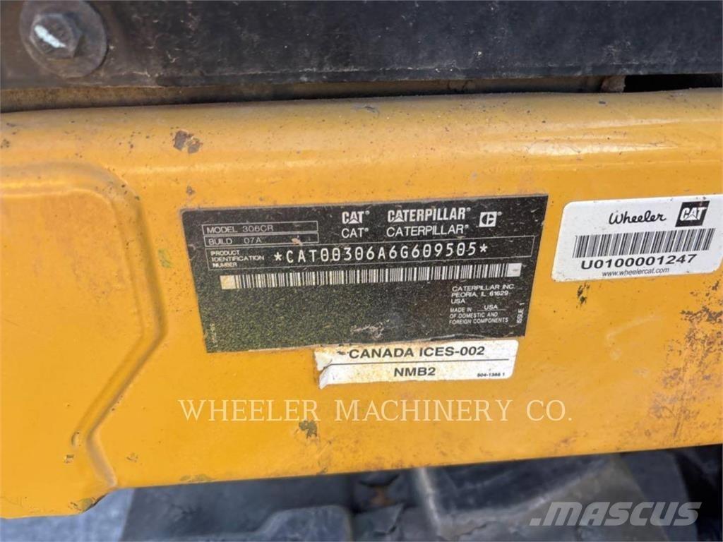 CAT 306 C3 TAQ Gravemaskiner på larvebånd