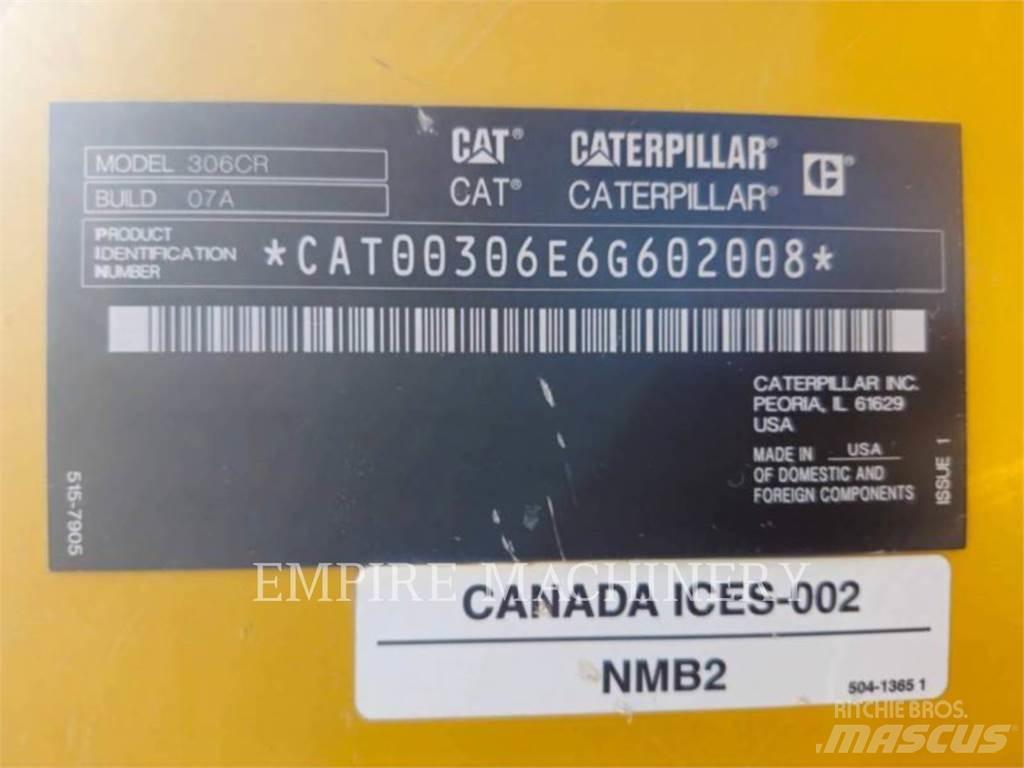 CAT 306 CR Gravemaskiner på larvebånd