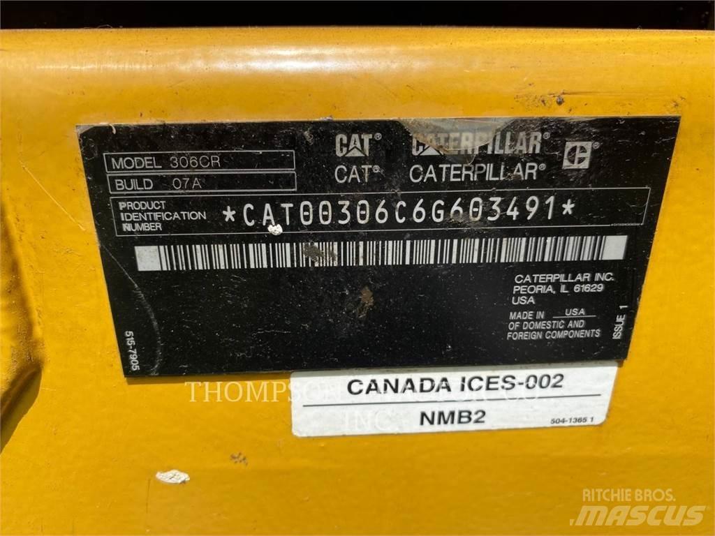 CAT 306CR Gravemaskiner på larvebånd
