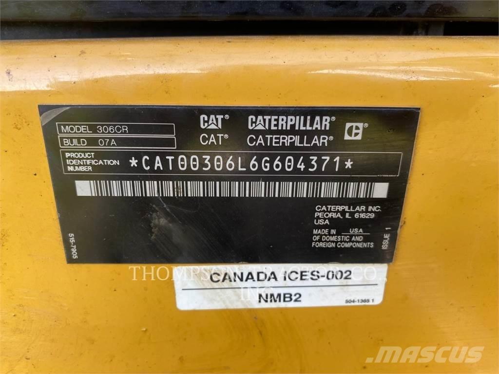 CAT 306CR Gravemaskiner på larvebånd