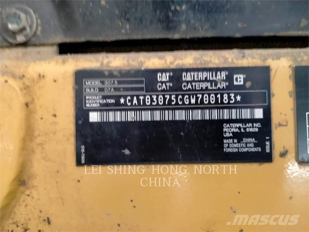 CAT 307.5 Gravemaskiner på larvebånd