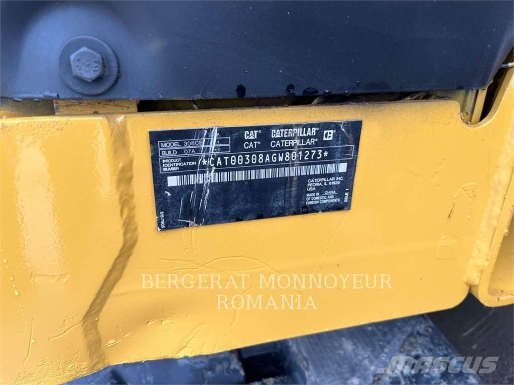 CAT 308-07CR Gravemaskiner på larvebånd