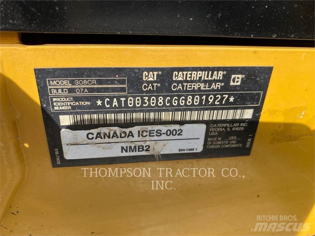CAT 308CR Gravemaskiner på larvebånd