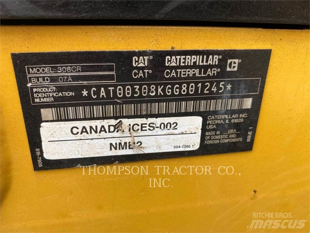 CAT 308CR Gravemaskiner på larvebånd