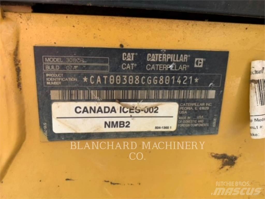CAT 308CR Gravemaskiner på larvebånd
