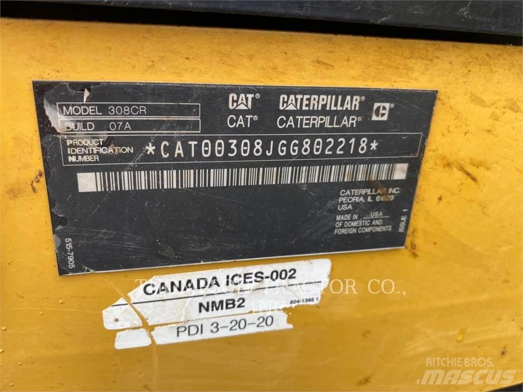 CAT 308CR Gravemaskiner på larvebånd