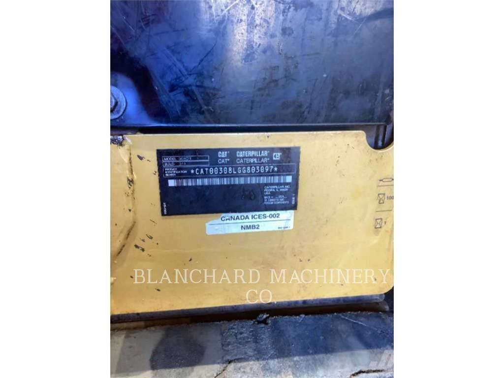 CAT 308CR Gravemaskiner på larvebånd