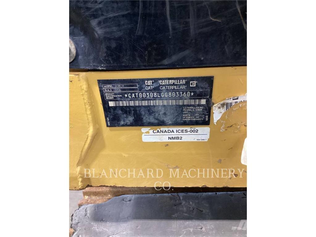 CAT 308CR Gravemaskiner på larvebånd