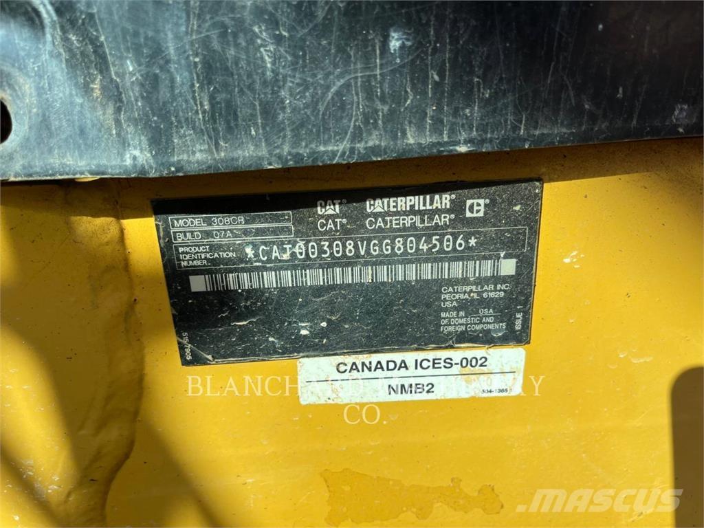 CAT 308CR Gravemaskiner på larvebånd
