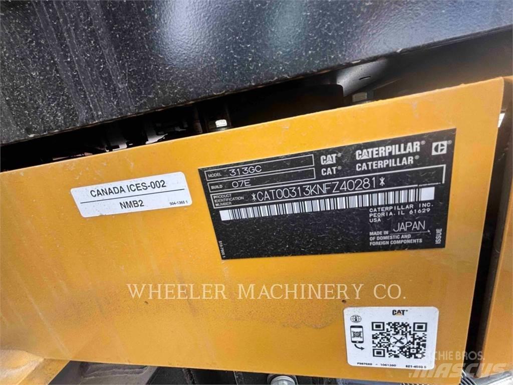 CAT 313 GC CF Gravemaskiner på larvebånd