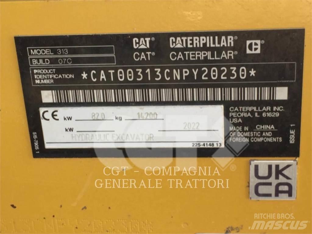 CAT 313 NG Gravemaskiner på larvebånd