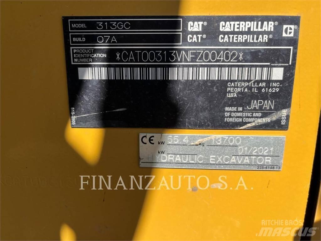 CAT 313GC Gravemaskiner på larvebånd